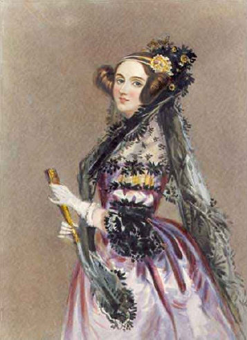 Ada Lovelace, portrait par Alfred Edward Chalon